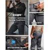 imageCQR Mens Utility Flex Cargo Pants ClassicFit Casual Stretch Work Pants Water Resistant Lightweight Tactical Hiking PantsNegotiator Charcoal
