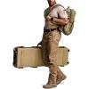 imageCQR Mens Utility Flex Cargo Pants ClassicFit Casual Stretch Work Pants Water Resistant Lightweight Tactical Hiking PantsNegotiator Cougar