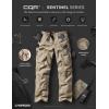 imageCQR Mens Utility Flex Cargo Pants ClassicFit Casual Stretch Work Pants Water Resistant Lightweight Tactical Hiking PantsSentinel Alamo Khaki