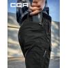 imageCQR Mens Utility Flex Cargo Pants ClassicFit Casual Stretch Work Pants Water Resistant Lightweight Tactical Hiking PantsSentinel Black