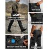 imageCQR Mens Utility Flex Cargo Pants ClassicFit Casual Stretch Work Pants Water Resistant Lightweight Tactical Hiking PantsSentinel Black