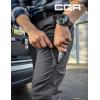 imageCQR Mens Utility Flex Cargo Pants ClassicFit Casual Stretch Work Pants Water Resistant Lightweight Tactical Hiking PantsSentinel Charcoal