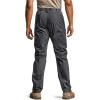 imageCQR Mens Utility Flex Cargo Pants ClassicFit Casual Stretch Work Pants Water Resistant Lightweight Tactical Hiking PantsSentinel Charcoal