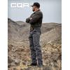 imageCQR Mens Utility Flex Cargo Pants ClassicFit Casual Stretch Work Pants Water Resistant Lightweight Tactical Hiking PantsSentinel Charcoal