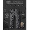 imageCQR Mens Utility Flex Cargo Pants ClassicFit Casual Stretch Work Pants Water Resistant Lightweight Tactical Hiking PantsSentinel Charcoal