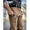 imageCQR Mens Utility Flex Cargo Pants ClassicFit Casual Stretch Work Pants Water Resistant Lightweight Tactical Hiking PantsSentinel Cougar
