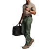 imageCQR Mens Utility Flex Cargo Pants ClassicFit Casual Stretch Work Pants Water Resistant Lightweight Tactical Hiking PantsSentinel Green Kelp