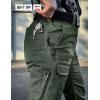 imageCQR Mens Utility Flex Cargo Pants ClassicFit Casual Stretch Work Pants Water Resistant Lightweight Tactical Hiking PantsSentinel Green Kelp