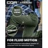 imageCQR Mens Utility Flex Cargo Pants ClassicFit Casual Stretch Work Pants Water Resistant Lightweight Tactical Hiking PantsSentinel Green Kelp