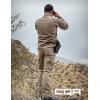 imageCQR Mens Utility Flex Cargo Pants ClassicFit Casual Stretch Work Pants Water Resistant Lightweight Tactical Hiking PantsTac Alamo Khaki