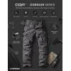 imageCQR Mens Utility Flex Cargo Pants ClassicFit Casual Stretch Work Pants Water Resistant Lightweight Tactical Hiking PantsTac Charcoal