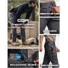 imageCQR Mens Utility Flex Cargo Pants ClassicFit Casual Stretch Work Pants Water Resistant Lightweight Tactical Hiking PantsTac Charcoal