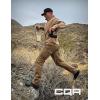 imageCQR Mens Utility Flex Cargo Pants ClassicFit Casual Stretch Work Pants Water Resistant Lightweight Tactical Hiking PantsTac Cougar