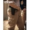 imageCQR Mens Utility Flex Cargo Pants ClassicFit Casual Stretch Work Pants Water Resistant Lightweight Tactical Hiking PantsTac Cougar