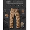 imageCQR Mens Utility Flex Cargo Pants ClassicFit Casual Stretch Work Pants Water Resistant Lightweight Tactical Hiking PantsTac Cougar