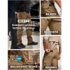 imageCQR Mens Utility Flex Cargo Pants ClassicFit Casual Stretch Work Pants Water Resistant Lightweight Tactical Hiking PantsTac Cougar