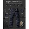 imageCQR Mens Utility Flex Cargo Pants ClassicFit Casual Stretch Work Pants Water Resistant Lightweight Tactical Hiking PantsTac Operator Navy