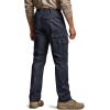imageCQR Mens Utility Flex Cargo Pants ClassicFit Casual Stretch Work Pants Water Resistant Lightweight Tactical Hiking PantsTac Operator Navy