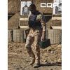 imageCQR Mens Utility Flex Cargo Pants ClassicFit Casual Stretch Work Pants Water Resistant Lightweight Tactical Hiking PantsTac Utility Camo Dune