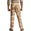 imageCQR Mens Utility Flex Cargo Pants ClassicFit Casual Stretch Work Pants Water Resistant Lightweight Tactical Hiking PantsTac Utility Camo Dune