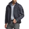 imageCQR Mens Water Resistant Tactical Softshell Jacket Fleece Lined High Neck Full Zip Wind Rain Hiking Hunting Winter OutdoorOperator X Dark Grey