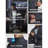 imageCQR Mens Water Resistant Tactical Softshell Jacket Fleece Lined High Neck Full Zip Wind Rain Hiking Hunting Winter OutdoorOperator X Dark Grey