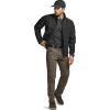 imageCQR Mens Water Resistant Tactical Softshell Jacket Fleece Lined High Neck Full Zip Wind Rain Hiking Hunting Winter OutdoorUrban Stealth Black