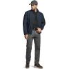 imageCQR Mens Water Resistant Tactical Softshell Jacket Fleece Lined High Neck Full Zip Wind Rain Hiking Hunting Winter OutdoorUrban Stealth Operator Navy