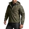 imageCQR Mens Hooded Tactical Softshell Jacket Water Resistant Fleece Lined Hoodie Winter Outdoor Hunting Hiking Rain WindOperator X Pro Soil Green