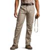imageCQR Mens Utility Flex Cargo Pants ClassicFit Casual Stretch Work Pants Water Resistant Lightweight Tactical Hiking PantsNegotiator Alamo Khaki