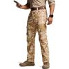 imageCQR Mens Utility Flex Cargo Pants ClassicFit Casual Stretch Work Pants Water Resistant Lightweight Tactical Hiking PantsTac Utility Camo Dune