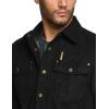 imageCQR Mens Flannel Lined Shirt Jackets Long Sleeved Rugged Plaid Cotton Brushed Suede Shirt JacketFlannel Lined Forest Oasis