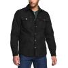 imageCQR Mens Flannel Lined Shirt Jackets Long Sleeved Rugged Plaid Cotton Brushed Suede Shirt JacketFlannel Lined Forest Oasis