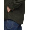 imageCQR Mens Flannel Lined Shirt Jackets Long Sleeved Rugged Plaid Cotton Brushed Suede Shirt JacketFlannel Lined Hickory Green