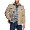 imageCQR Mens Flannel Lined Shirt Jackets Long Sleeved Rugged Plaid Cotton Brushed Suede Shirt JacketFlannel Lined Seashore