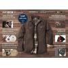 imageCQR Mens Flannel Lined Shirt Jackets Long Sleeved Rugged Plaid Cotton Brushed Suede Shirt JacketFlannel Lined Texas Black
