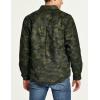 imageCQR Mens Flannel Lined Shirt Jackets Long Sleeved Rugged Plaid Cotton Brushed Suede Shirt JacketFlannel Print Lined Camo Olive