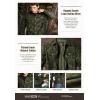 imageCQR Mens Flannel Lined Shirt Jackets Long Sleeved Rugged Plaid Cotton Brushed Suede Shirt JacketFlannel Print Lined Camo Olive
