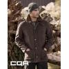 imageCQR Mens Flannel Lined Shirt Jackets Long Sleeved Rugged Plaid Cotton Brushed Suede Shirt JacketHuntsman Harvest