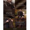 imageCQR Mens Flannel Lined Shirt Jackets Long Sleeved Rugged Plaid Cotton Brushed Suede Shirt JacketHuntsman Harvest