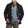 imageCQR Mens Flannel Lined Shirt Jackets Long Sleeved Rugged Plaid Cotton Brushed Suede Shirt JacketHuntsman Night Sky