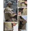 imageCQR Mens Flannel Lined Shirt Jackets Long Sleeved Rugged Plaid Cotton Brushed Suede Shirt JacketStealth Coal Miner