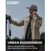 imageCQR Mens Flannel Lined Shirt Jackets Long Sleeved Rugged Plaid Cotton Brushed Suede Shirt JacketStealth Coal Miner