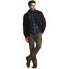 imageCQR Mens Flannel Lined Shirt Jackets Long Sleeved Rugged Plaid Cotton Brushed Suede Shirt JacketStealth Forest Oasis