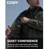 imageCQR Mens Flannel Lined Shirt Jackets Long Sleeved Rugged Plaid Cotton Brushed Suede Shirt JacketStealth Harvest