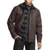 imageCQR Mens Flannel Lined Shirt Jackets Long Sleeved Rugged Plaid Cotton Brushed Suede Shirt JacketStealth Woods Night