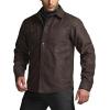 imageCQR Mens Flannel Lined Shirt Jackets Long Sleeved Rugged Plaid Cotton Brushed Suede Shirt JacketStealth Woods Night