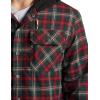imageCQR Mens Quilted Lined Flannel Hooded Shirt Jacket Soft Warm Long Sleeve Outdoor Cotton Plaid Shirt JacketsQuilted Lined Holiday Mood