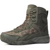 imageCQR Mens Military Tactical Boots Lightweight 6 Inches Hiking Combat Boot Durable Breathable Outdoor Work Motorcycle FootwearNo Zip Combat Boots Pixel Camo Green