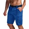 imageCQR Mens Quick Dry Stretch Hiking Cargo Shorts Lightweight Water Resistant Tactical Casual Golf ampamp Outdoor with PocketsShendo Trail Santorini Blue